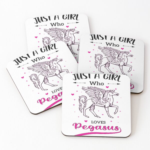 Item preview, Just A Girl Who Loves Pegasus designed and sold by hintprint.