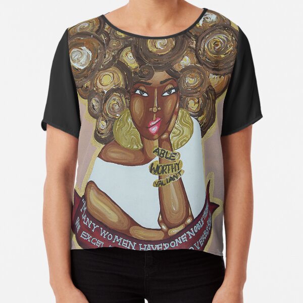 WE EXCEL THEM ALL Chiffon Top