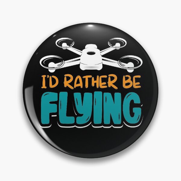 Item preview,  Funny I'd Rather Be Flying Drone Fan designed and sold by Betsytiptoe.