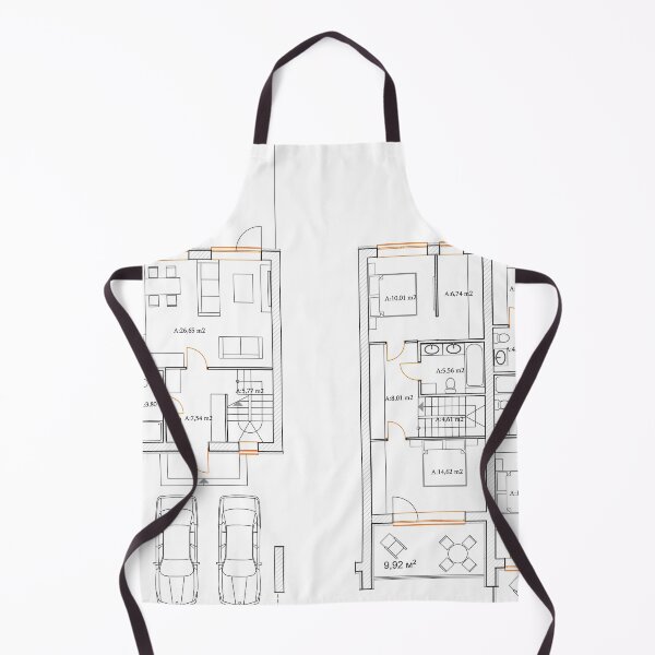 Item preview, Detailed architectural private house floor plan, apartment layout, blueprint. Vector illustration designed and sold by Familyshmot.
