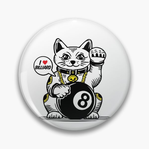 Item preview,  LUCKY Maneki Neko I LOVE BILLIARD designed and sold by Emil1993.