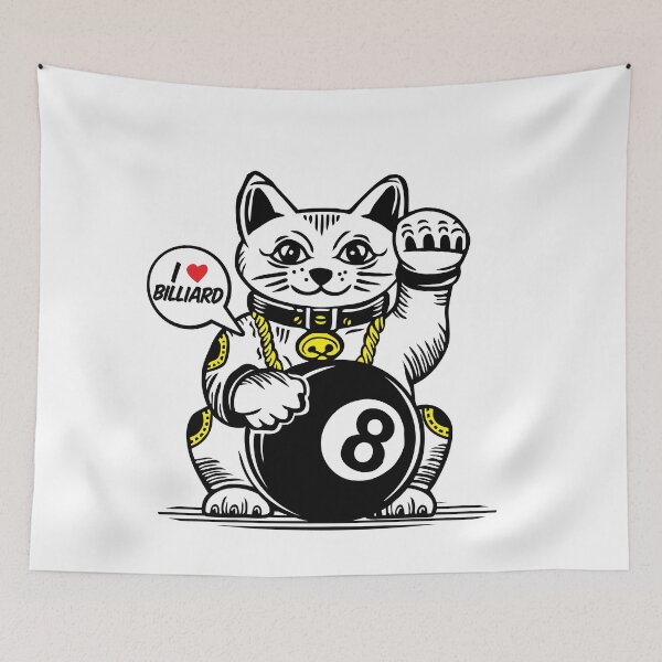 Item preview,  LUCKY Maneki Neko I LOVE BILLIARD designed and sold by Emil1993.