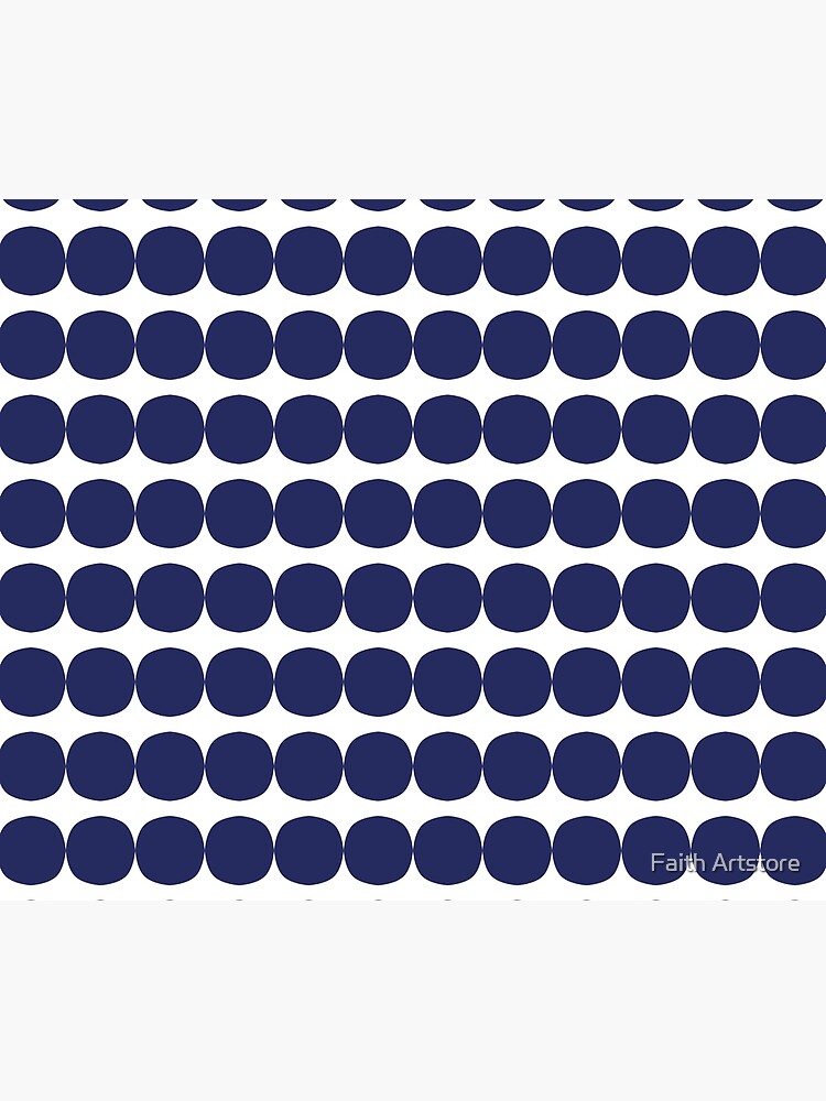 Mid Century Modern Dark Sapphire Spots by Faith73