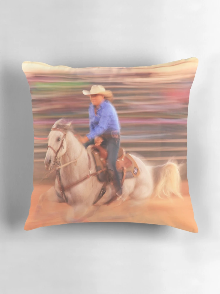Thumbnail 3 of 4, Pillow, Rodeo Rider designed and sold by Roupen BAKER.