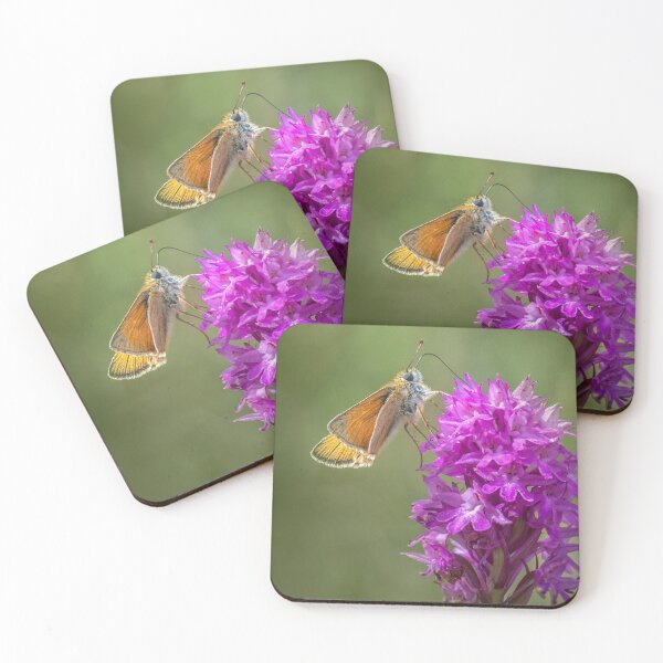 Item preview, Pyramidal Orchid with Small Skipper designed and sold by Tony North.