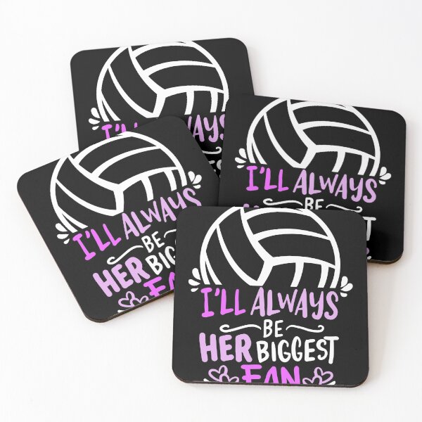 Item preview, I ll always be her biggest Fan Volleyball Girl Player Mom   designed and sold by Rzelemenz.