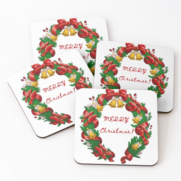 Item preview, Christmas decorative wreath and bow and with jingle bells designed and sold by AnnaRuz.