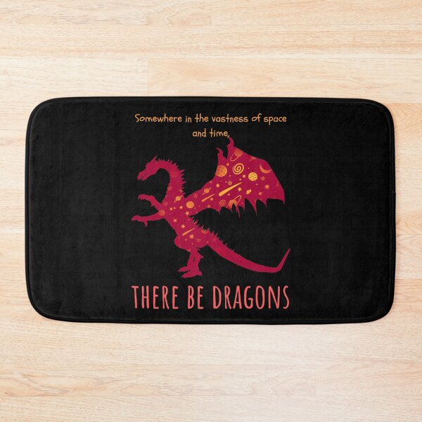 Item preview, Somewhere in the vastness of space and time, there be dragons designed and sold by Scribblehound.