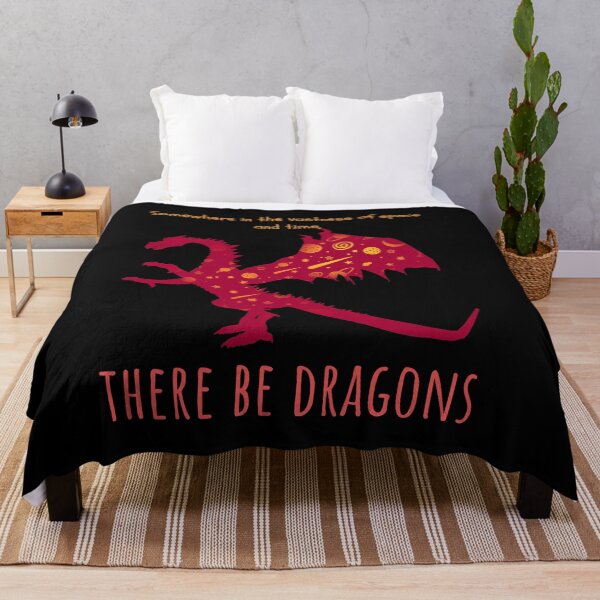 Item preview, Somewhere in the vastness of space and time, there be dragons designed and sold by Scribblehound.