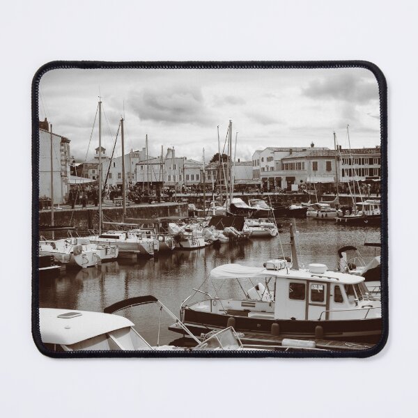 Item preview, Sepia View on the harbor of Saint-Martin-de-Ré designed and sold by FotoMahieu.