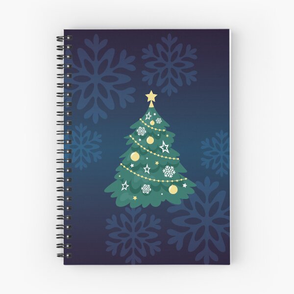 Item preview, Christmas tree - Gold / White - blue background designed and sold by CyrielleShop.
