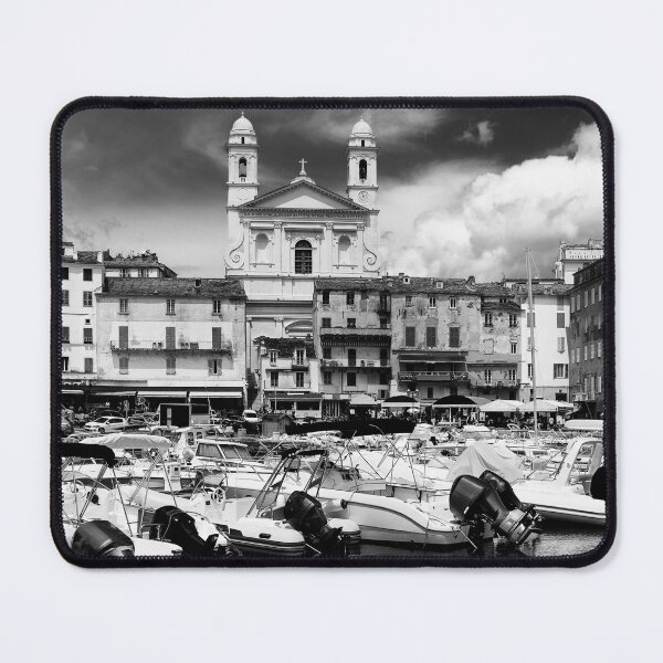 Item preview, Black & White of église Saint Jean-Baptiste in Bastia designed and sold by FotoMahieu.