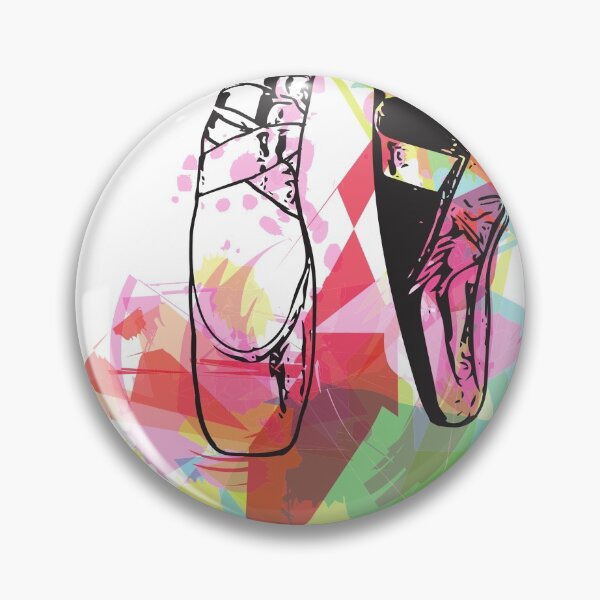 Item preview, Funky pointe shoes, ballet art, ballerina best gift designed and sold by BalletDanceShop.