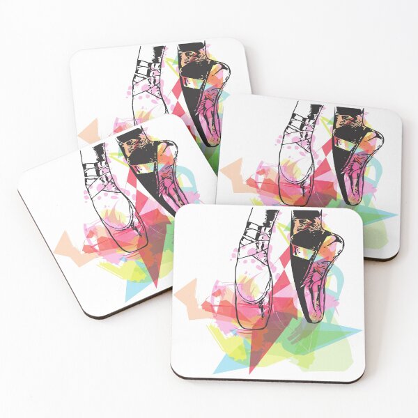 Item preview, Funky pointe shoes, ballet art, ballerina best gift designed and sold by BalletDanceShop.