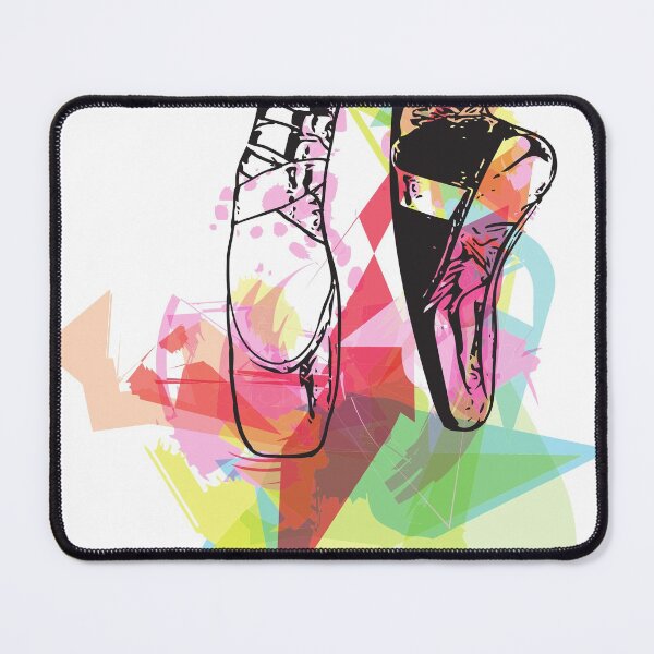 Item preview, Funky pointe shoes, ballet art, ballerina best gift designed and sold by BalletDanceShop.