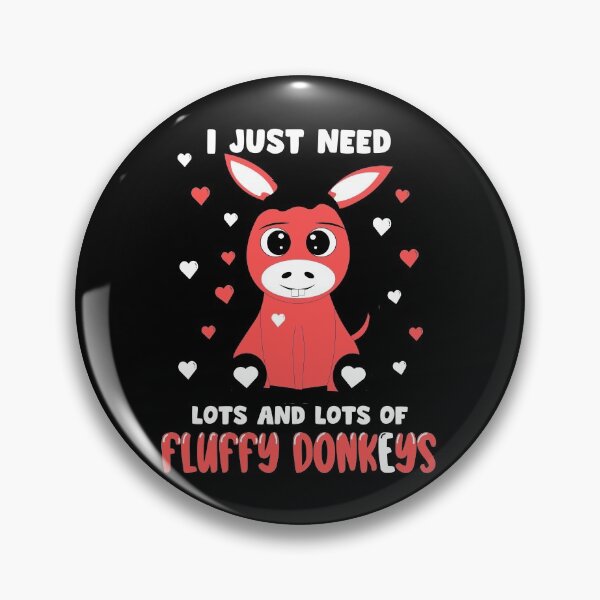 Item preview, Cute Fluffy Donkey Mule designed and sold by TheAplus.
