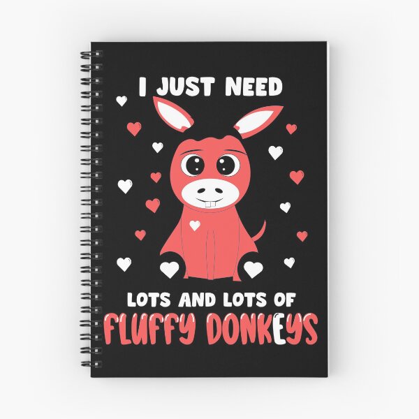 Item preview, Cute Fluffy Donkey Mule designed and sold by TheAplus.