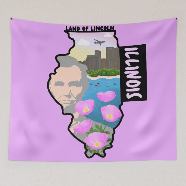 Item preview, Illinois designed and sold by LadyBlanca.