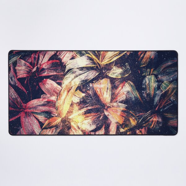 Item preview, Multicolored Glittering Leaves Nature Pattern designed and sold by Simi2020.