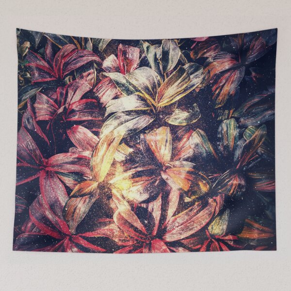 Item preview, Multicolored Glittering Leaves Nature Pattern designed and sold by Simi2020.