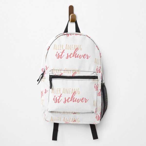Item preview, Aller Anfang ist schwer, All beginnings are hard - German Saying designed and sold by TheMajesticGoat.