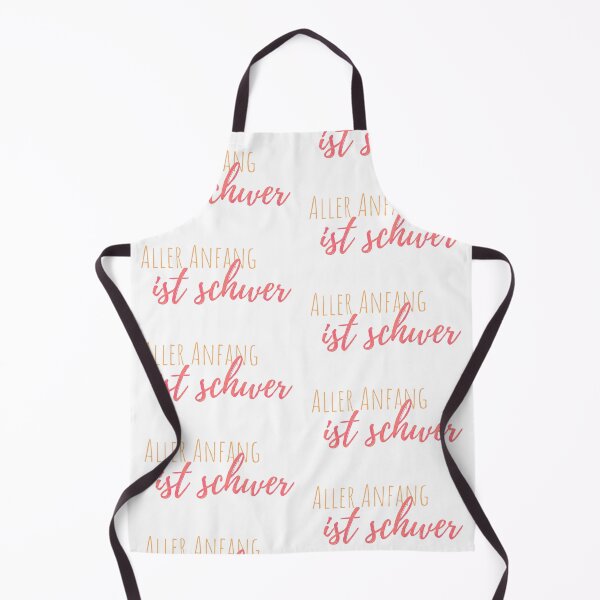 Item preview, Aller Anfang ist schwer, All beginnings are hard - German Saying designed and sold by TheMajesticGoat.