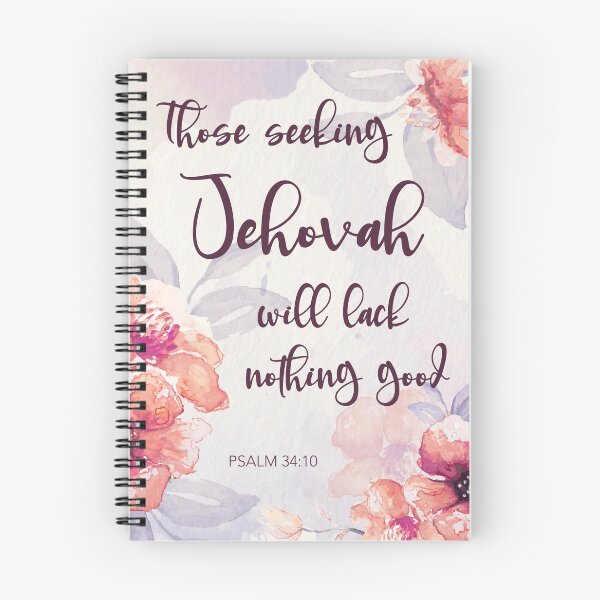 Item preview, JW 2022 Yeartext - Those seeking Jehovah will lack nothing good (Psalm 34:10) designed and sold by LiliGalerie.