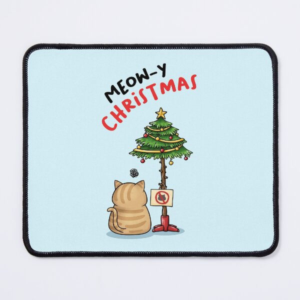 Item preview, Meowy Christmas Funny Cat Christmas Tree designed and sold by Takeda-art.