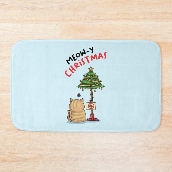 Item preview, Meowy Christmas Funny Cat Christmas Tree designed and sold by Takeda-art.