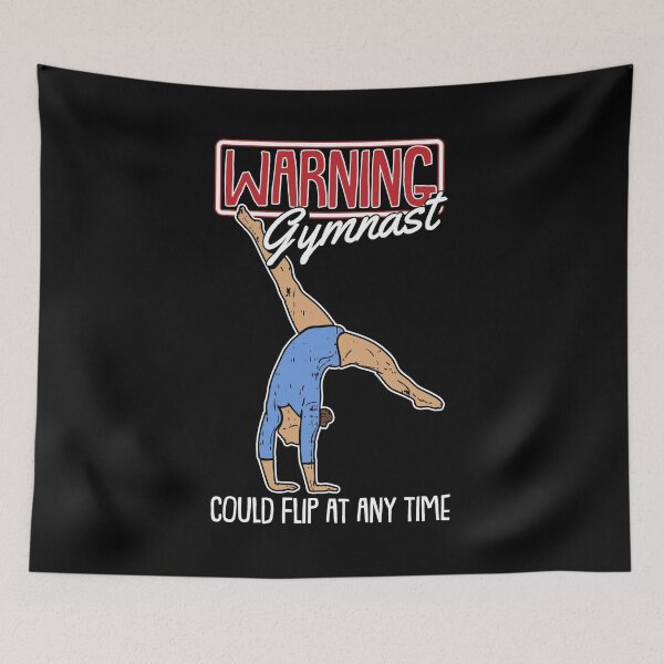Item preview, Warning Gymnast Gymnastics and Sport Acrobatic Gymnast   designed and sold by Rzelemenz.