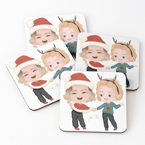Item preview, Sarah and Holland Christmas Chibies designed and sold by Jade Willow.