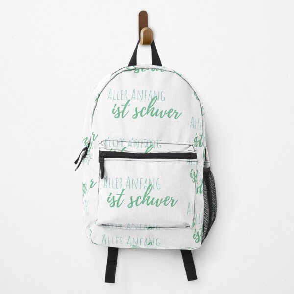 Item preview, Aller Anfang ist schwer, All beginnings are hard - German Saying designed and sold by TheMajesticGoat.