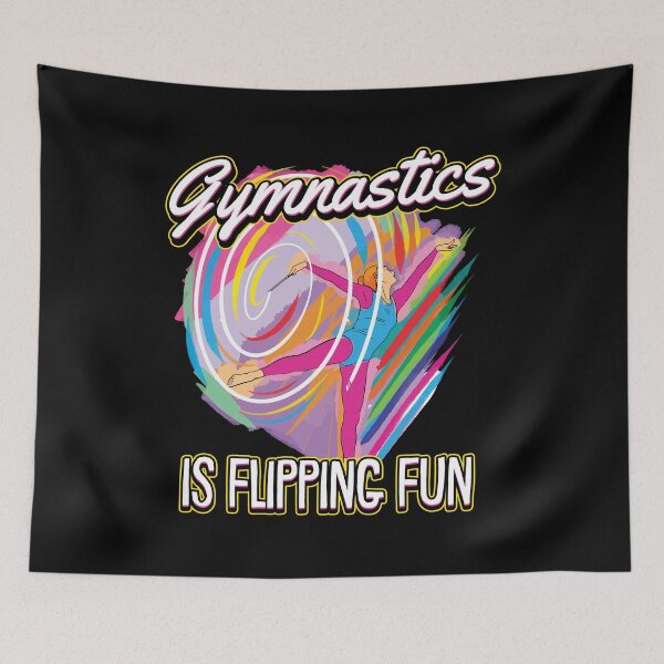 Item preview, Gymnsatics is Flipping Fun Sport Acrobatic Gymnast   designed and sold by Rzelemenz.