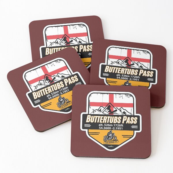 Item preview, Buttertubs Pass England Yorkshire Sticker T-Shirt Motorcycle I've Done It! designed and sold by OuterShellUK.