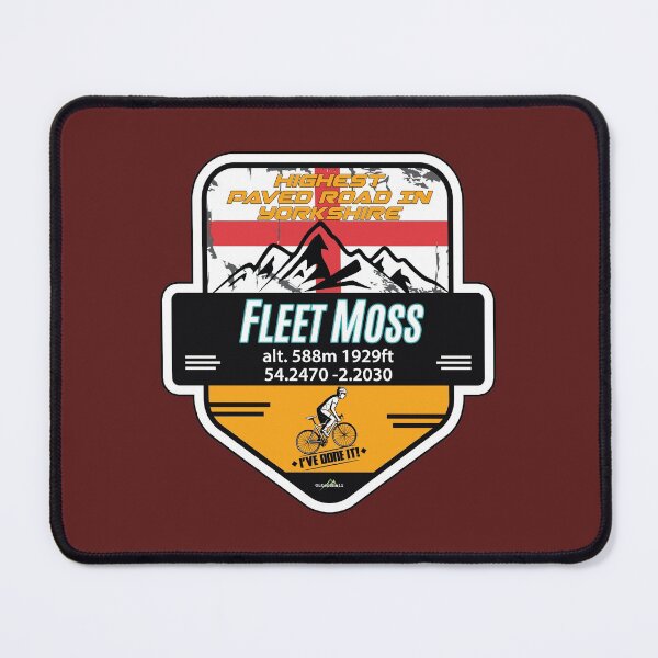 Item preview, Fleet Moss England Yorkshire Sticker T-Shirt cycle I've Done It! designed and sold by OuterShellUK.