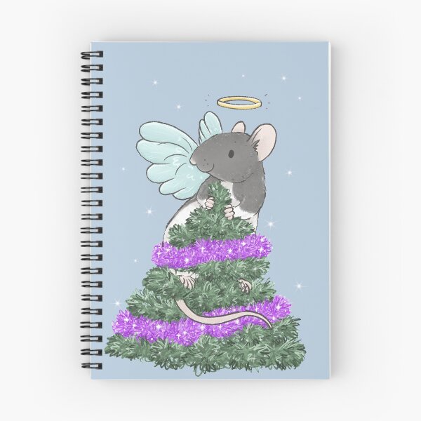 Item preview, Christmas Angel Rat designed and sold by sillybadger.