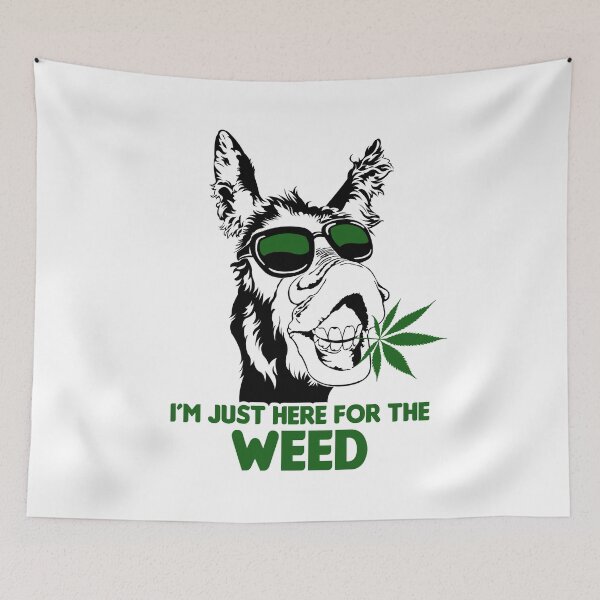 Item preview, Weed Donkey Cannabis Mule Doobie Marijuana Ganja designed and sold by TheAplus.