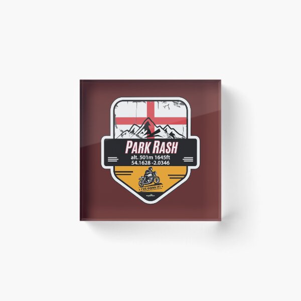 Item preview, Park Rash England Yorkshire Sticker T-Shirt motorcycle I've Done It! designed and sold by OuterShellUK.