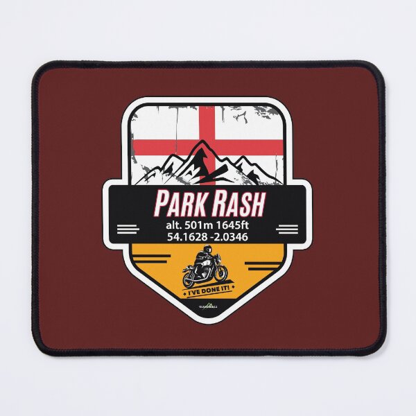Item preview, Park Rash England Yorkshire Sticker T-Shirt motorcycle I've Done It! designed and sold by OuterShellUK.