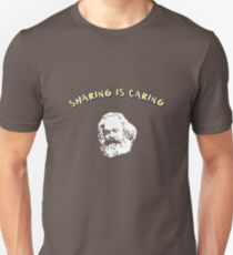 Teilen ist Kümmern Unisex T-Shirt