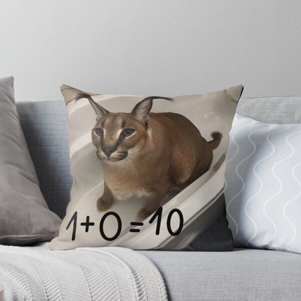 Item preview, FLOPPA CAT \ CARACALS / GOOD AT MATH designed and sold by Mad-Boy.