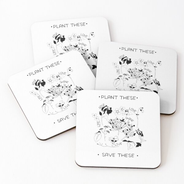 Item preview, Black and White Botanicals Print designed and sold by InnaMGraphic.