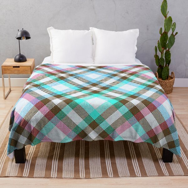 Item preview, Plaid, pink brown blue designed and sold by Nostrathomas66.