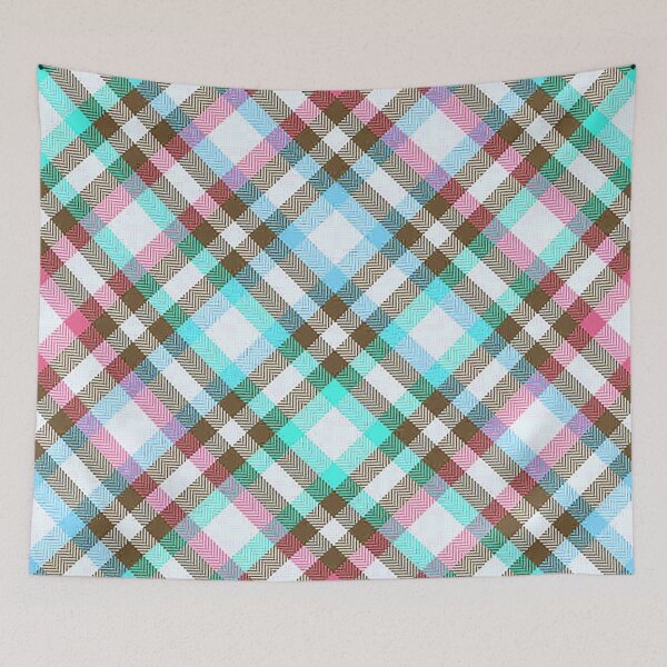 Item preview, Plaid, pink brown blue designed and sold by Nostrathomas66.