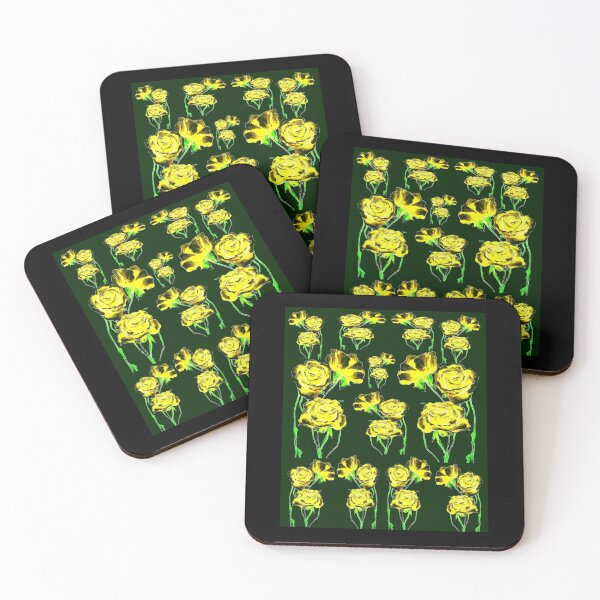 Item preview,  BEVY of AMERICAN BEAUTY YELLOW ROSES Print designed and sold by posterbobs.