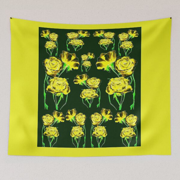Item preview,  BEVY of AMERICAN BEAUTY YELLOW ROSES Print designed and sold by posterbobs.