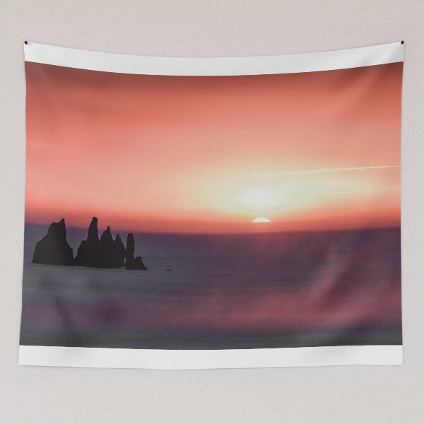 Item preview, sunrise at Dyrholaey in Iceland designed and sold by BerryvineImage.