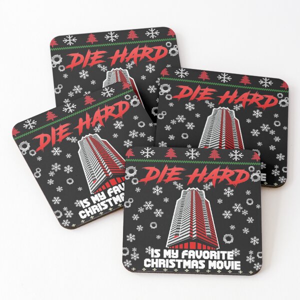 Item preview, DIE HARD - Ugly Christmas Sweater MP5 Bullet Action Gun Xmas Design - IS MY FAVORITE MOVIE! designed and sold by Frontoni.