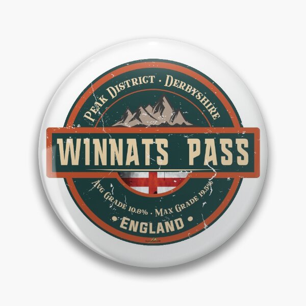 Item preview, Winnats Pass England Peak District Derbyshire Sticker T-Shirt Car Bike designed and sold by OuterShellUK.