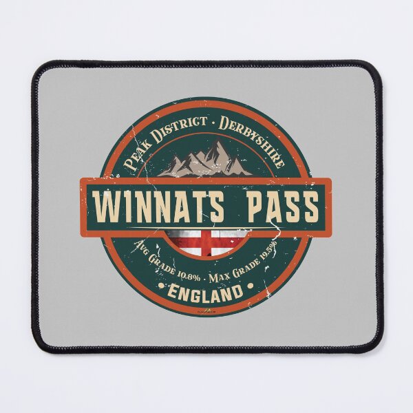 Item preview, Winnats Pass England Peak District Derbyshire Sticker T-Shirt Car Bike designed and sold by OuterShellUK.